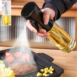 200ml/300ml oil spray bottle - kitchen bbq cooking olive oil dispenser - camping baking empty vinegar soy sauce sprayer