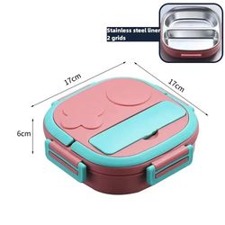 outing tableware 304 portable stainless steel lunch box - baby child student outdoor camping picnic food container - ben