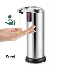 smart infrared hand washing liquid soap dispenser - automatic inductive shampoo soap pump dispenser for bathroom kitchen