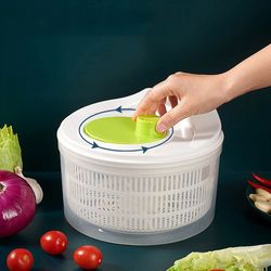 household vegetable dehydrator - creative manual water salad spinner - fruit drain basket dryer - hand crank kitchen hou