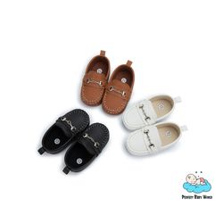 casual moccasin toddler loafers: stylish shoes for baby boys and infants