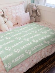 personalized blanket for kids baby name blanket custom name nursery blanket