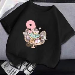 pusheen children's t-shirt cotton kawaii 24