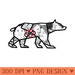 the great bear of happiness - png illustrations - unique