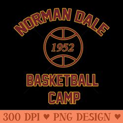 norman dale basketball camp - sublimation png - unique