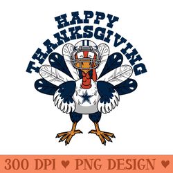 dallas cowboys turkey happy thanksgiving - download png graphics