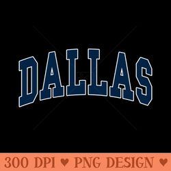 dallas college university font letters basketball baseball softball volleyball hockey football lover fan player christma