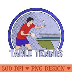 table tennis - high-quality png download