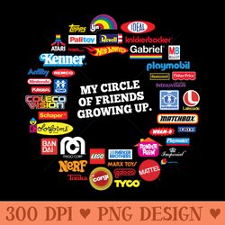 my circle of friends - toy companies - premium png downloads