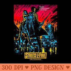 streets of fire 1984 - vector png download
