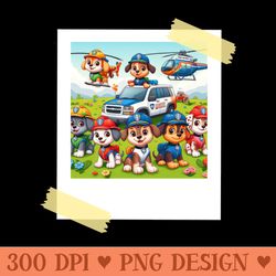 paw patrol photo - digital png graphics