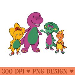 barney and friends - premium png downloads