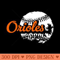 orioles baseball - sublimation png