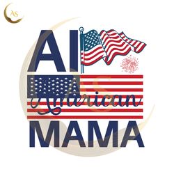 all american mama memorial day svg