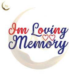 im loving memory memorial day svg