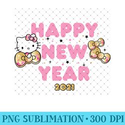 hello kitty happy new year - unique sublimation patterns