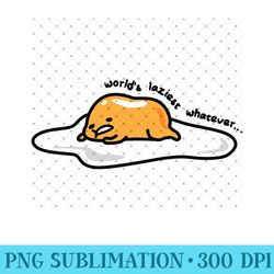 gudetama world's laziest whatever - png art files