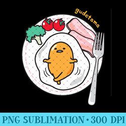 gudetama whatever dinner plate hoodie - printable png graphics