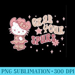 hello kitty grab your spurs - unique sublimation patterns