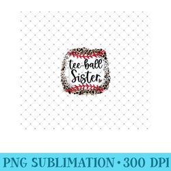 leopard -ball sister t-ball mom mother's day toddler - png clipart