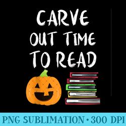 teachers halloween design literacy reading books pumpkin raglan baseball - png design assets