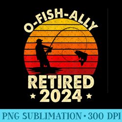 oh fish ally retired 2024 fishing retirement - unique sublimation patterns