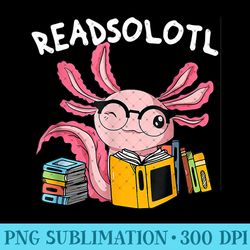 readsolotl read book axolotl reading fishes books lizard - high quality png files