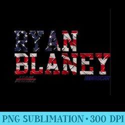 nascar - ryan blaney - americana - png templates