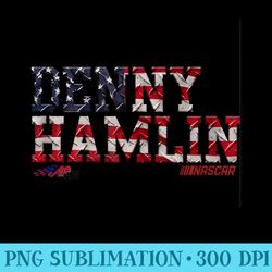 nascar - denny hamlin - americana - png graphics