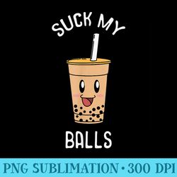 asian bubble milk tea boba tapioca suck my balls - download high resolution png