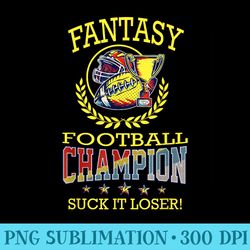 fantasy football champion fantasy football - printable png images