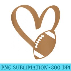 football heart - png download gallery