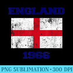 england 1966 vintage soccer football flag lions t shirt - png download template