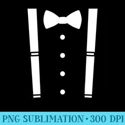 s cute suspenders bowtie green tuxedo st patricks day premium - printable png graphics