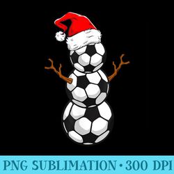 funny xmas christmas holiday santa snowman ball soccer - shirt artwork download