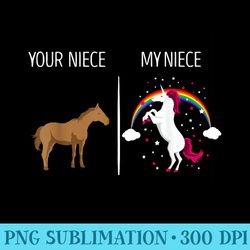 your niece my niece unicorn aunt niece matching s - png download graphic