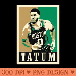 jayson tatum pop art style - sublimation graphics png