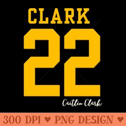 clark 22 caitlin clark - digital png artwork