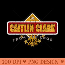 the caitlin clark from the logo - free png download