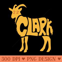 caitlin clark 22 goat bp20 - shirt print png