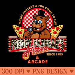 freddy fazbears pizza since 1983 dks - free png download