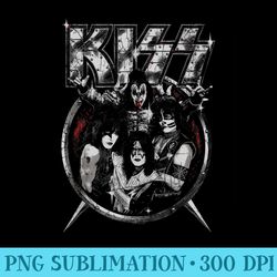 kiss heavy metal portrait - unique sublimation patterns