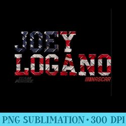 nascar - joey logano - americana - png prints