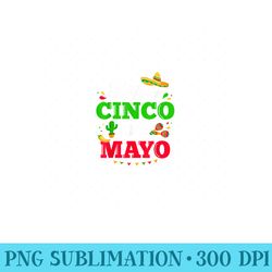 happy cinco de mayo for mexican fiesta costume - printable png images