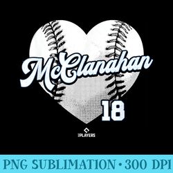 baseball heart shane mcclanahan tampa bay mlbpa - digital png artwork