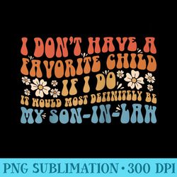 my favorite child soninlaw flower mother fathers day raglan baseball - png templates