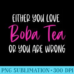 boba tea wrong cute kawaii bubble milk tea - sublimation patterns png