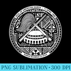 american samoa coat of arms flag souvenir - png download gallery