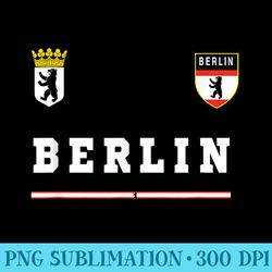 berlin sportssoccer jersey flag football - sublimation png designs