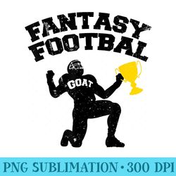 fantasy football goat funny fantasy football champ - shirt artwork download